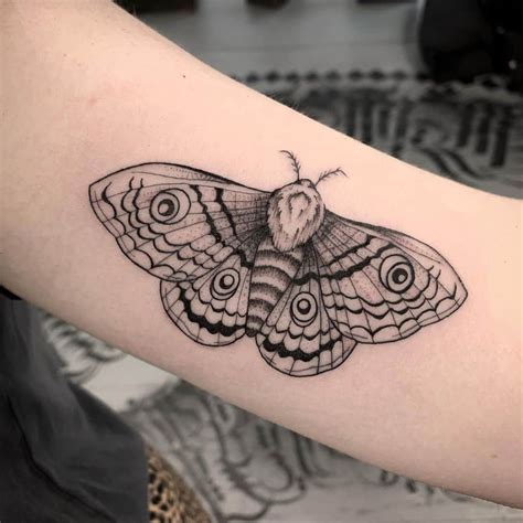 moth tattoo